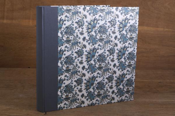 Blue-grey photo album of the extra class, handmade in Westphalia